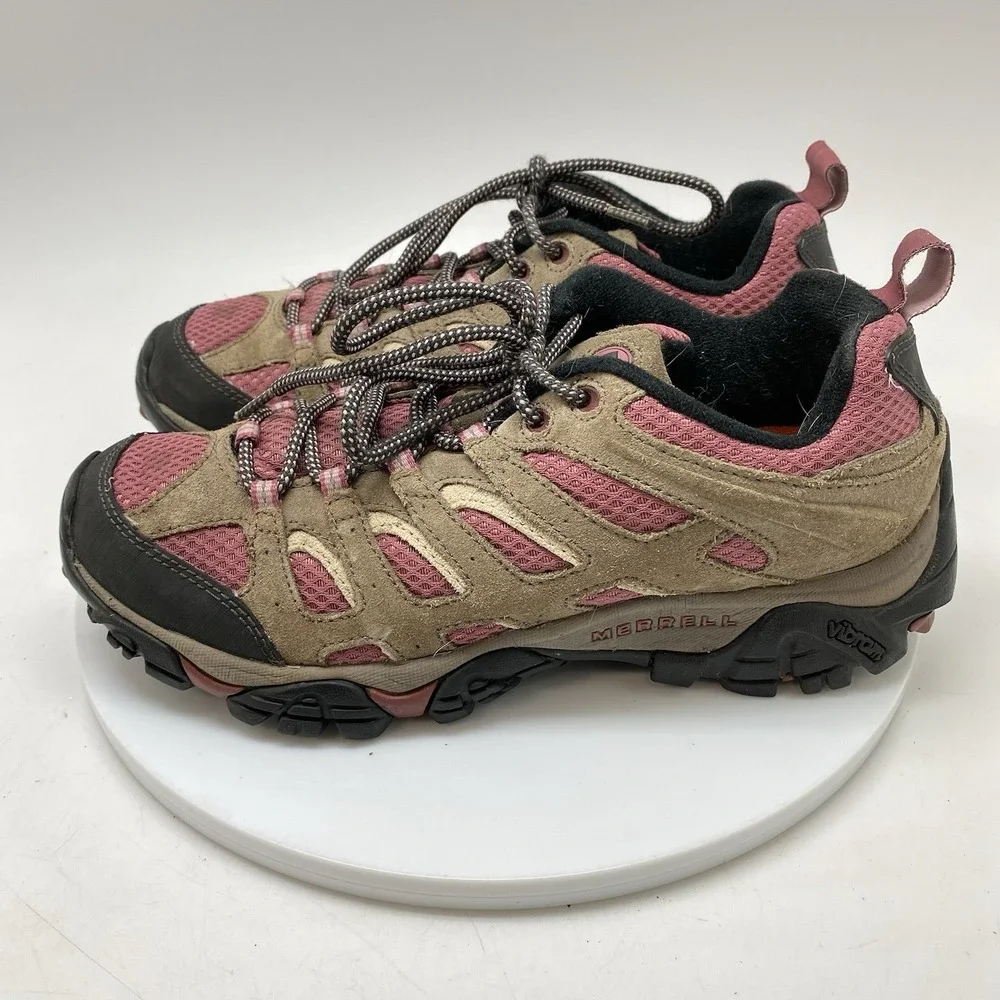 Merrell‎ Boots Womens 9.5 Moab Ventilator J24464 Low Brown Hiking Athletic Shoes